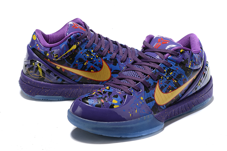 2020 Nike Kobe Bryant IV Purple Blue Gold